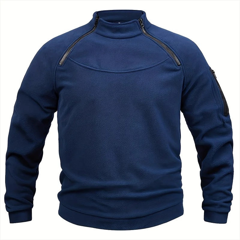 Men's Tactical Fleece Military Pullover Sweater